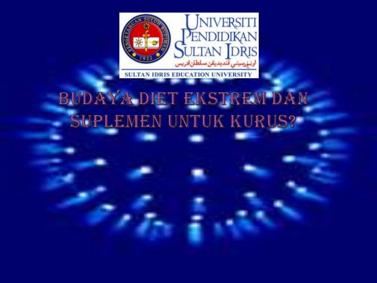 Budaya Diet Ekstrem Supplement Untuk Kurus
