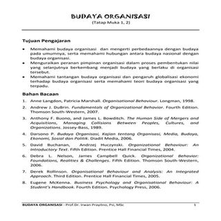 Budaya organisasi