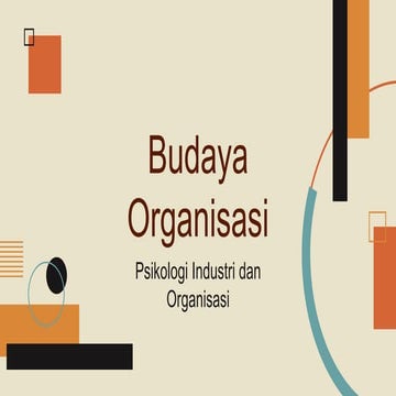 Budaya Organisasi 