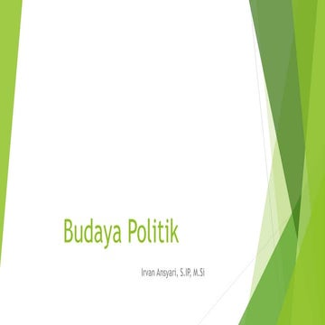 Budaya Politik dan sosialisasi politik.ppt