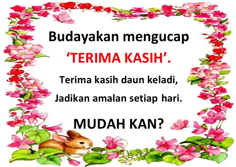 budaya ucap terima kasih ucap terima kasih