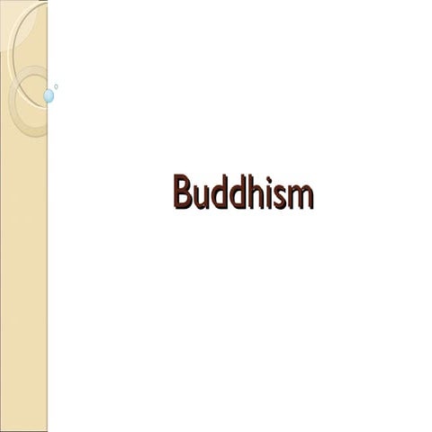 Buddhism 1