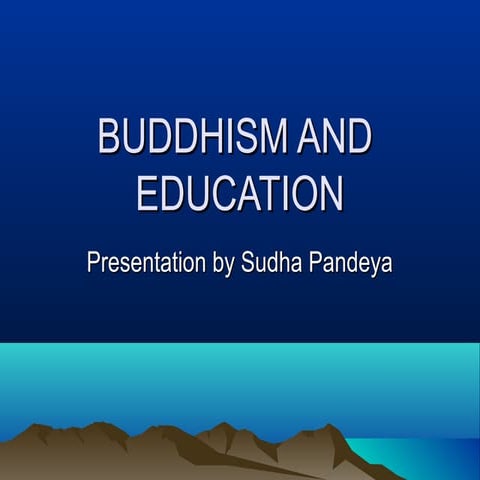 Buddhist  education