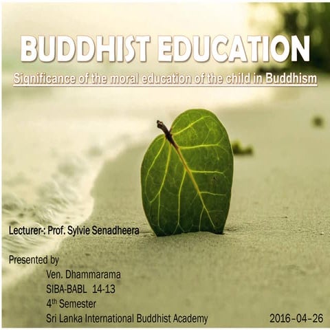 Buddhist education