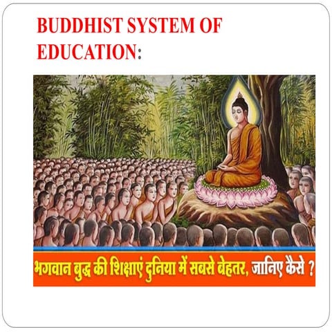 Buddhist system of education