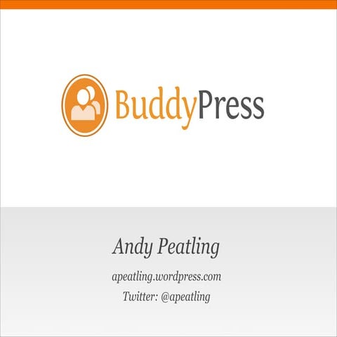 BuddyPress @ WordCamp