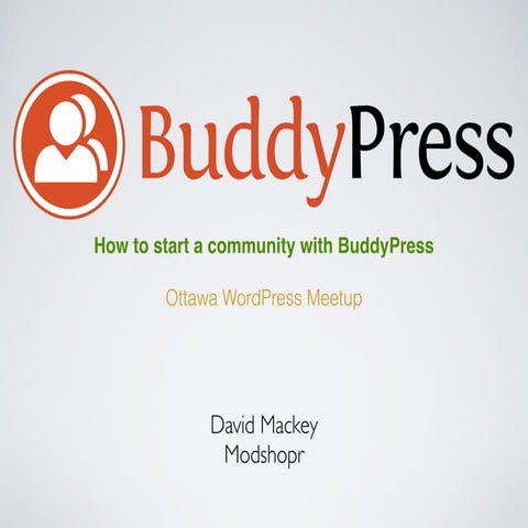 How To Start a Community with BuddyPress