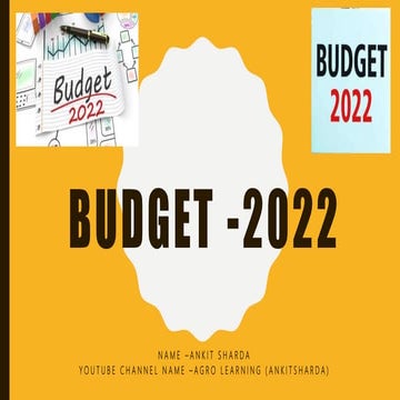 Budget  2022 