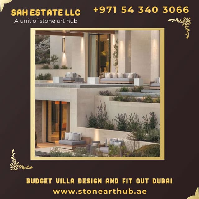 Budget Villa Design And Fit Out Dubai - ☎ +971 54 340 3066 | PDF