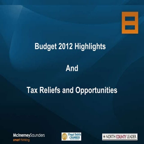 Budget 2012 Highlights