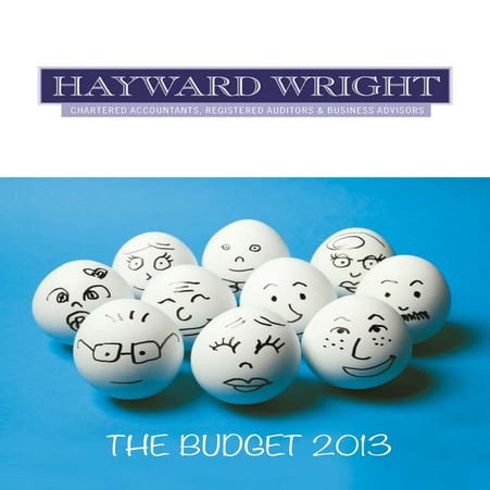2013 Budget Summary from Hayward Wright
