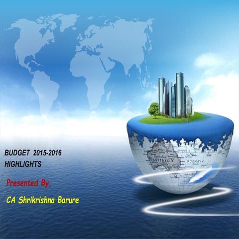 Union Budget 2015-16