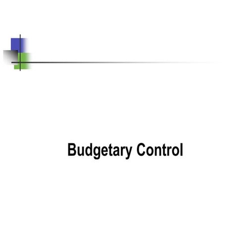 Budgetary Control and Planning and its strategies