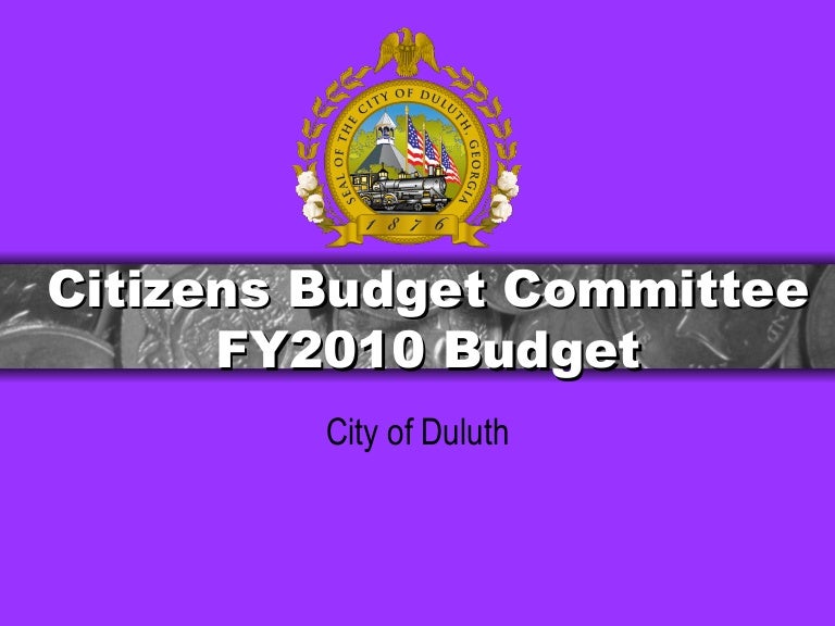 Budget Committee Presentation