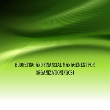 BUDGETING AND FINANCIAL MANAGEMENT FUNDING OPPORTUNITIES.pptx