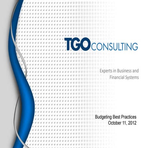 Budgeting Best Practices