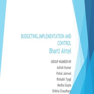 Budgeting,implementation and contro...