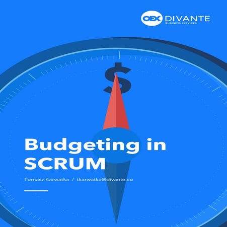 Budgeting in SCRUM 
