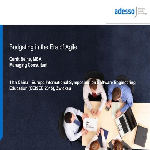 Budgeting in the Era of Agile