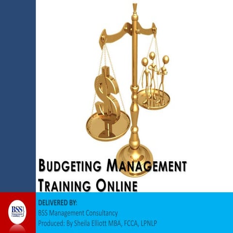 Budget management online training