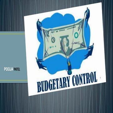 Budgetary control 