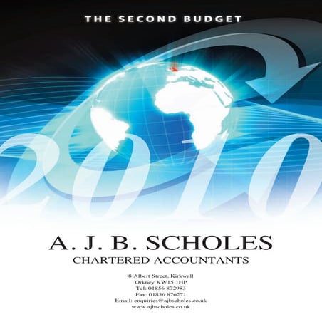 Budget Report 2010 Second Budget