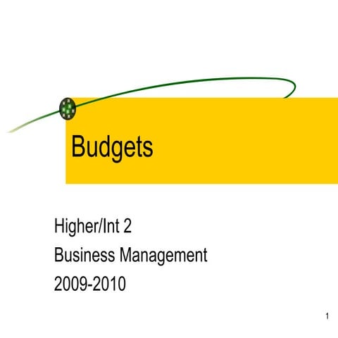 Budgets CMD