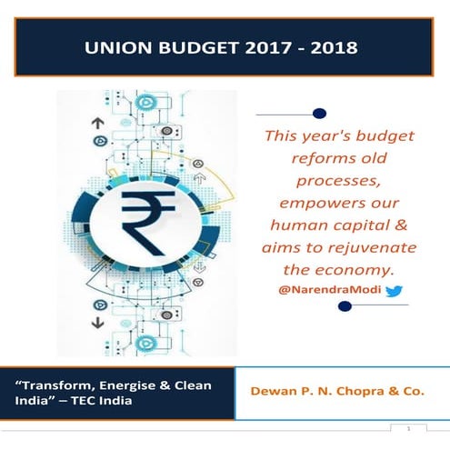 Union Budget 2017-18