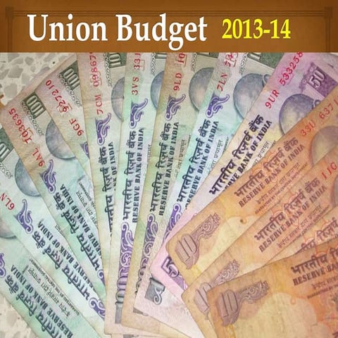 Indian Budjet 2013