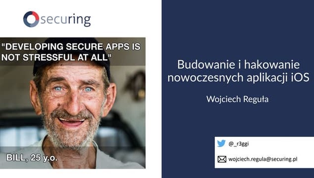 Budowanie i hakowanie nowoczesnych aplikacji iOS