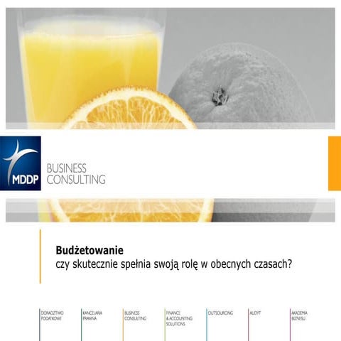 Budzetowanie w xxi wieku