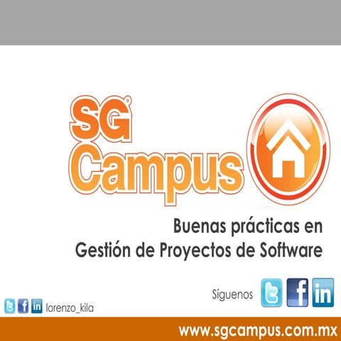 Buenas Practicas en Gestion de Proyectos de Software