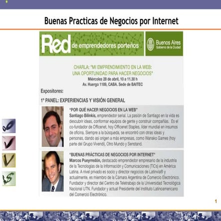 Buenas Practicas en los Negocios por Internet