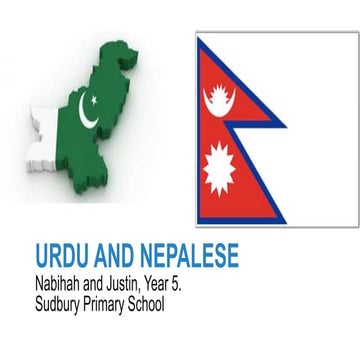 Urdu and Nepalese