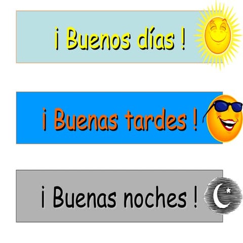 Buenos DíAs Tardes Noches #1