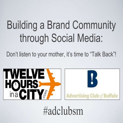 Buffalo Ad Club - Twelve Hours in a City