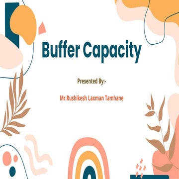 Buffer capacity