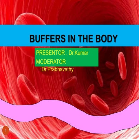 Buffers in the body