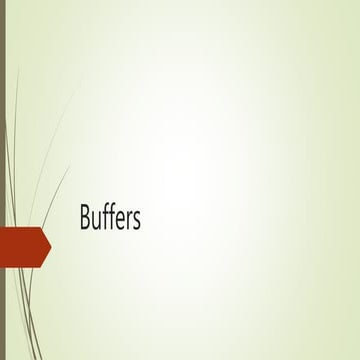 Buffers-----(Pharmaceutics)