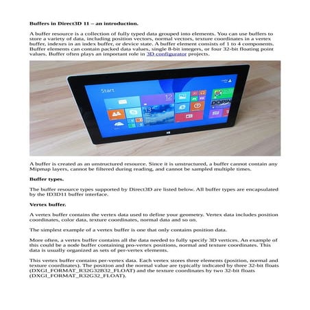 Buffersdirectx