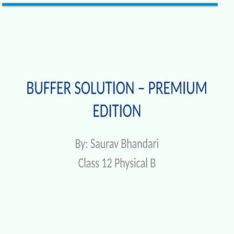 Buffers | PPTX