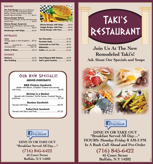 XL Quad 2016 Full Menu