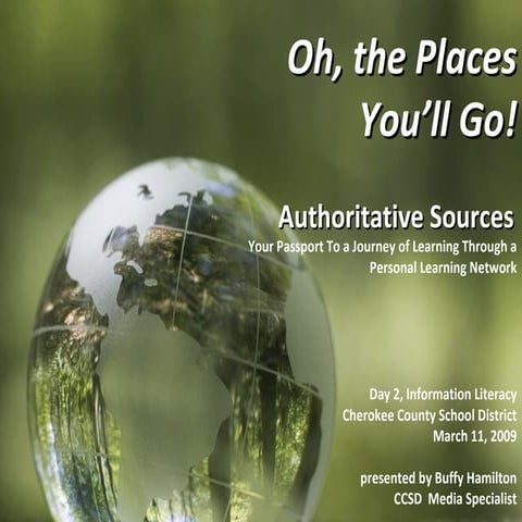 Authoritative Sources and Information Literacy