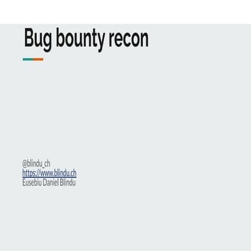 Bug bounty recon.pdf