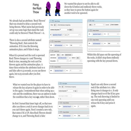 Fixing the Rock Throw Bug - Write Up