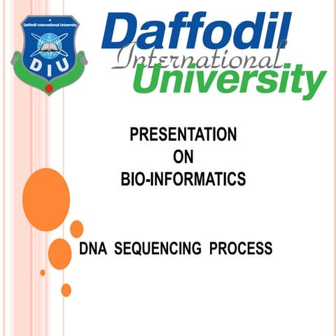 Presentation on DNA Sequencing Process