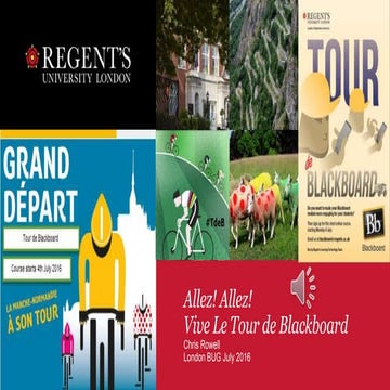 Vive Le Tour de Blackboard