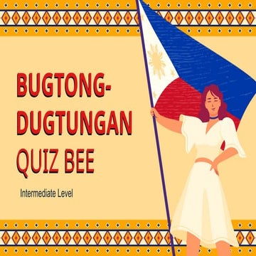 Bugtong-Dugtungan Quiz Bee: Filipino Language and Culture Challenge | PPTX