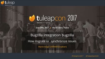 TuleapCon2017-Bugzilla-integration