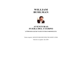 Buhlman, william   aventuras fuera ...